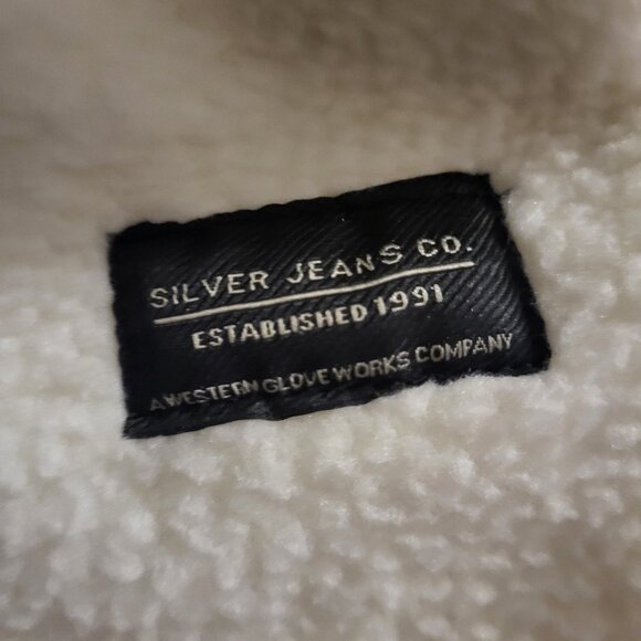 Unisex New White Winter Fleece Jacket Small - Picture 5 of 5